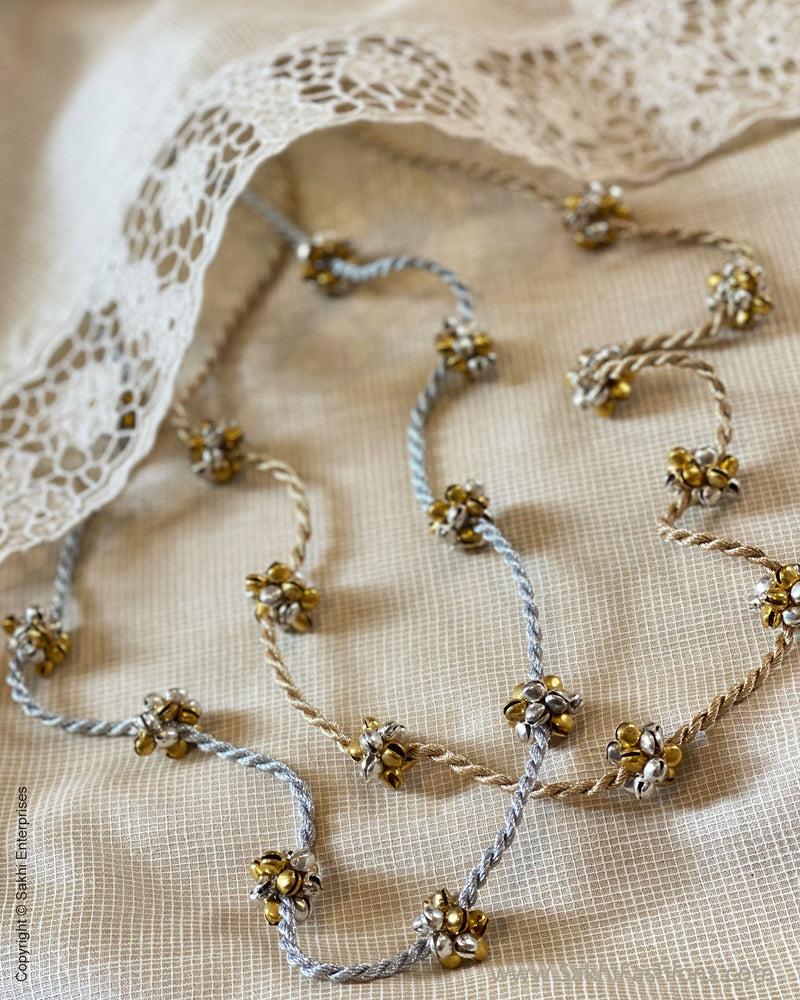 AJ-V04239 Gold Ghunghuroo Mala