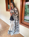 EE-V03671 Kantha Tussar Saree