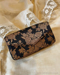 AC-V05065 Black Banarsi clutch