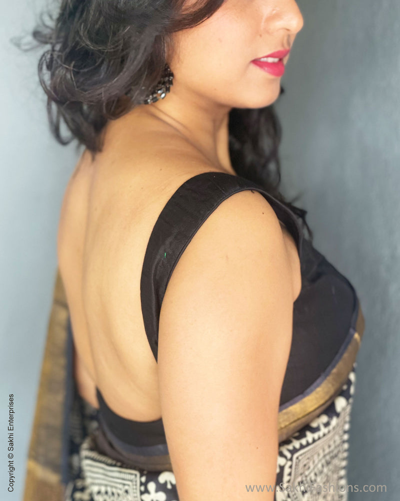 EE-V03155 Abstract Tussar Sari