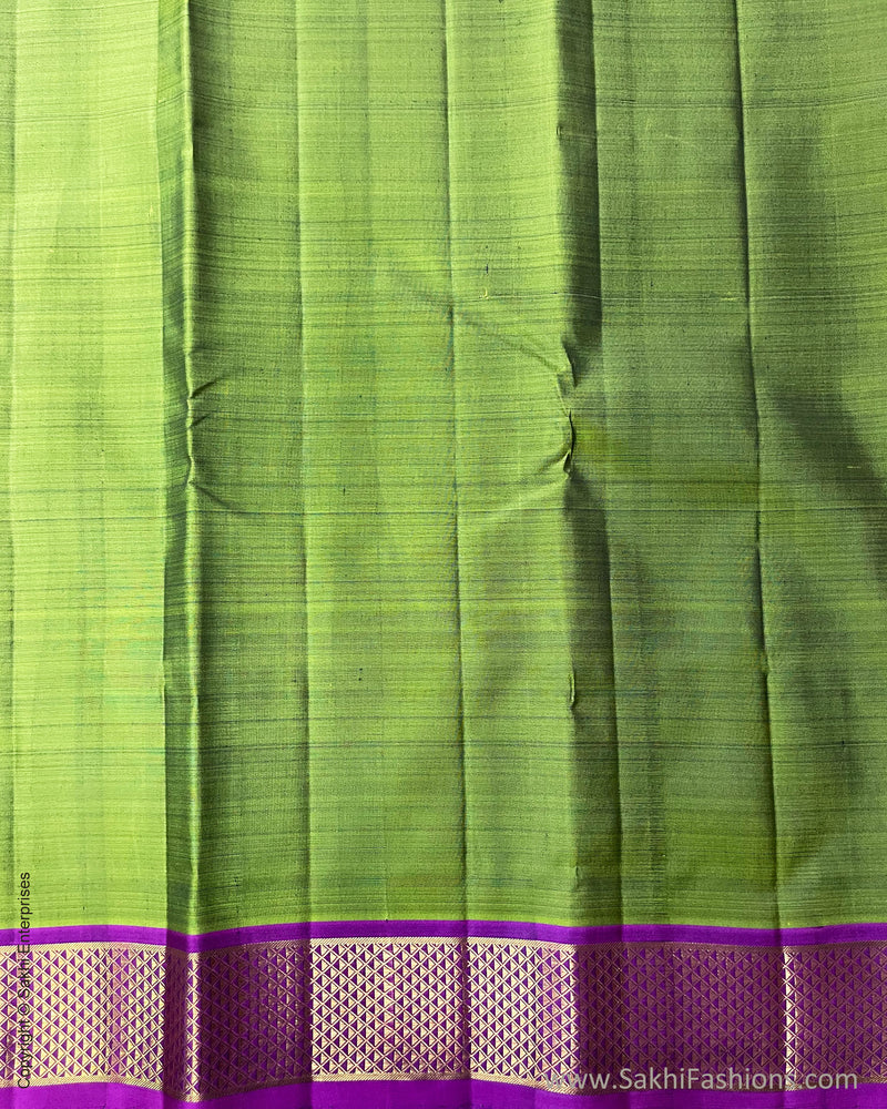 EE-V05415 Green Kanchi sari
