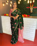 EE-V05430 Floral Kanchi sari