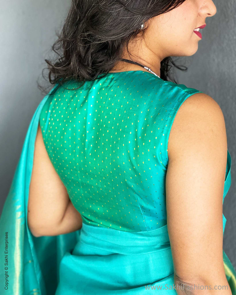 EE-V04748 Green Kanchi saree