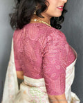 BL-217241 Pink Cutwork Rblouse