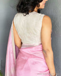 BL-V06808 White Organza Blouse