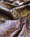 BL-V08239 Blue Banarsi Blouse