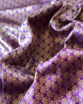 BL-V08222 Purple Banarsi Blouse