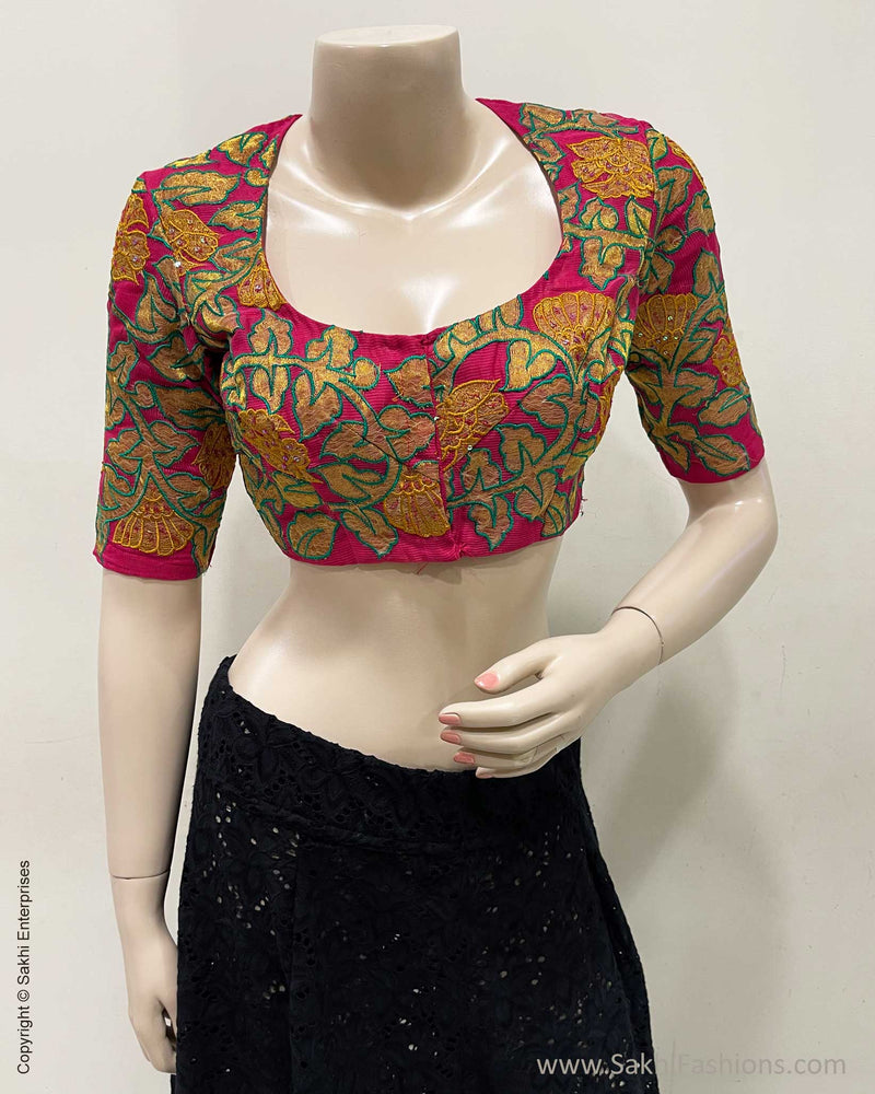 BL-S58024 Pink Applique Rblouse