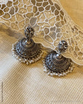 AS-V11526 Silver Jhumka Earring