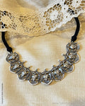 AS-V11551 GandaBerunda Silver Mala