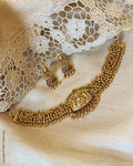 AJ-V08076 Gold necklace set