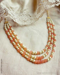 AJ-V12439 Peach Pearl Mala