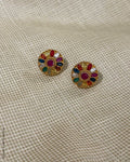 AS-V15321 Navrathan Stud Earring