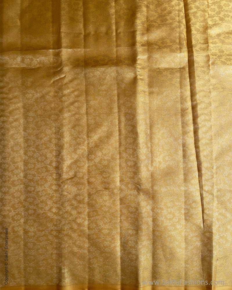 BL-V11306 Yellow Kora Kanchi Blouse