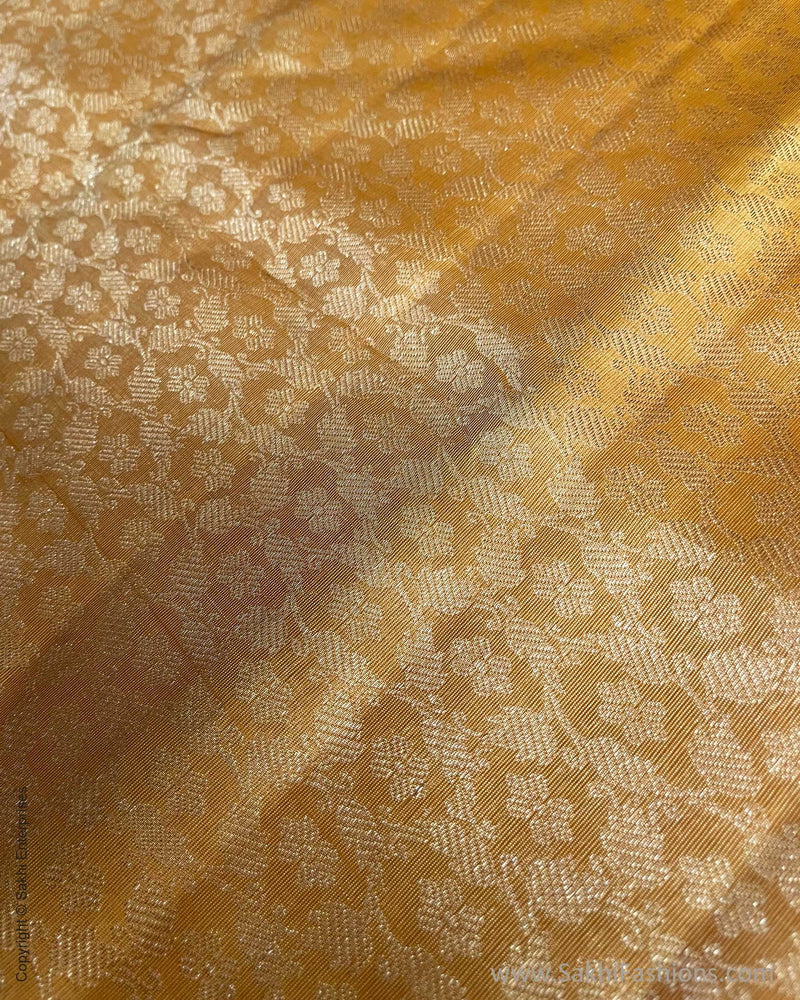 BL-V11306 Yellow Kora Kanchi Blouse