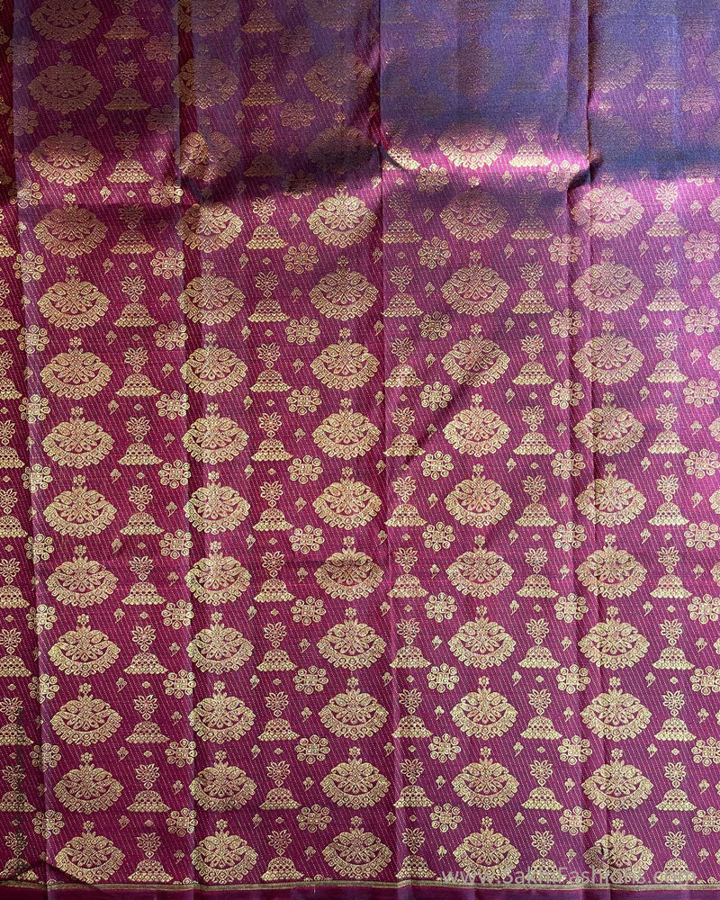 BL-V13438R Maroon Kanchi Blouse