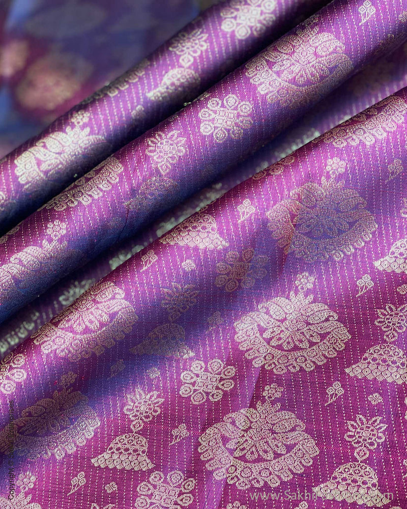 BL-V13438R Maroon Kanchi Blouse