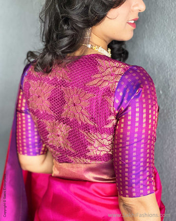 BL-V12282B Purple Cutwork Back