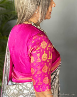 BL-CQ7985 Kanchi Collage Blouse