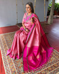 EE-V13951 Pink Kanchi sari