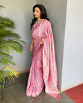 EE-V06837 Floral Tussar Sari