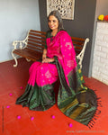 EE-V12635 Kasuti Pink Kanchi