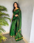 EE-V15130 Green Mangalgiri Silk