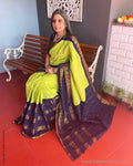 EE-V12111 Lime Madurai Cotton