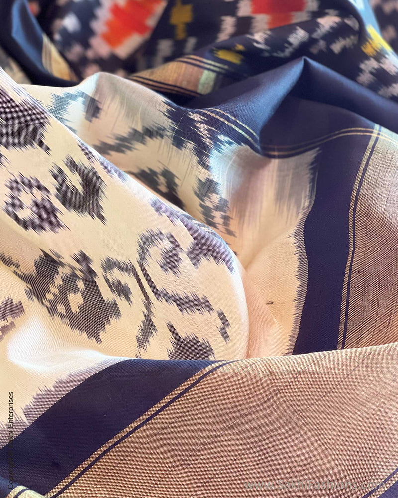 EE-S53610 Cream Handwoven Ikat
