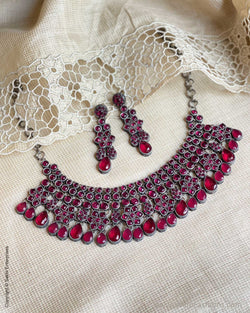 AJ-V16449 Red Necklace