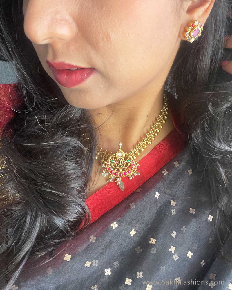 EE-V17229 Black Sequin Saree