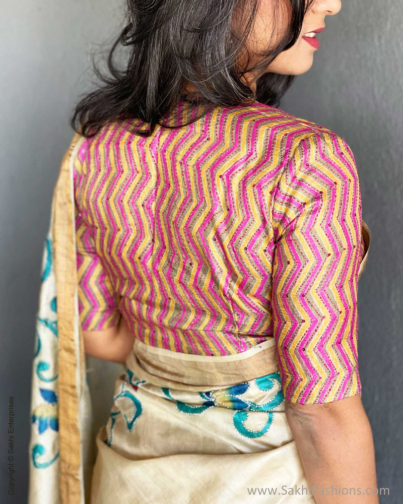 Pure Silk designer Blouse | Sakhi Fashions – sakhifashions, image size:800x1000