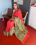 EE-V17236 Peach Kalamkari Tussar