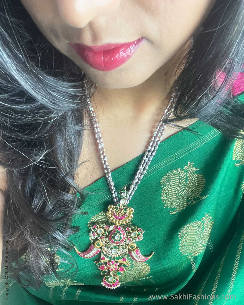 EE-V17381 Green Pink Kanchi