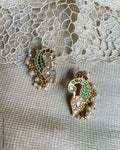 AS-V17718 Green Peacock Stud