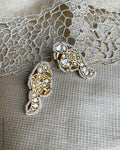 AS-V17722 Kundan Peacock Stud