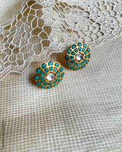 AS-V17724 Turquoise Studs