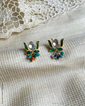 AS-V17731 Green Lotus Studs