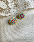 AS-V17733 Turq Stud Earring