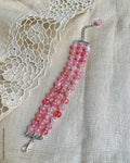 AJ-V17665 Pink Bead Bracelet