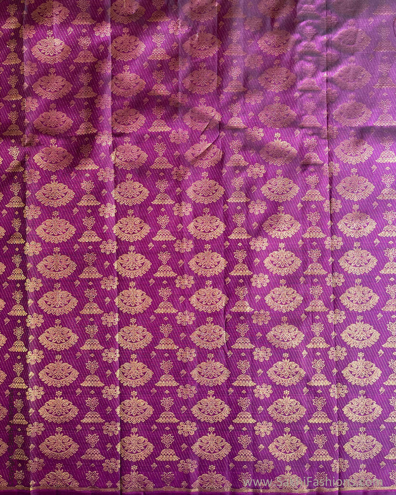 BL-V17288 Purple Kanchi Blouse