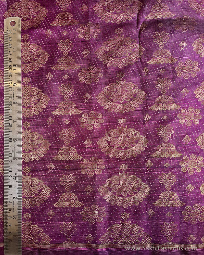 BL-V17288 Purple Kanchi Blouse