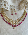 AJ-V12438 Red Pearl Mala