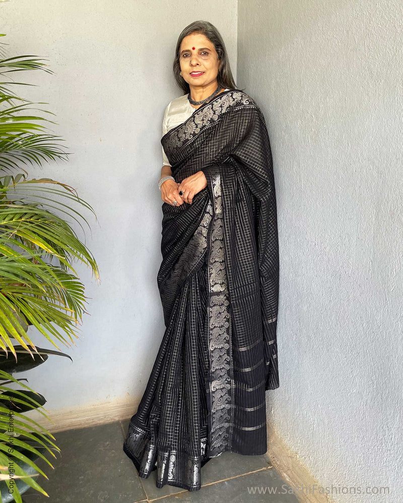 EE-V10690 Black Madurai Cotton