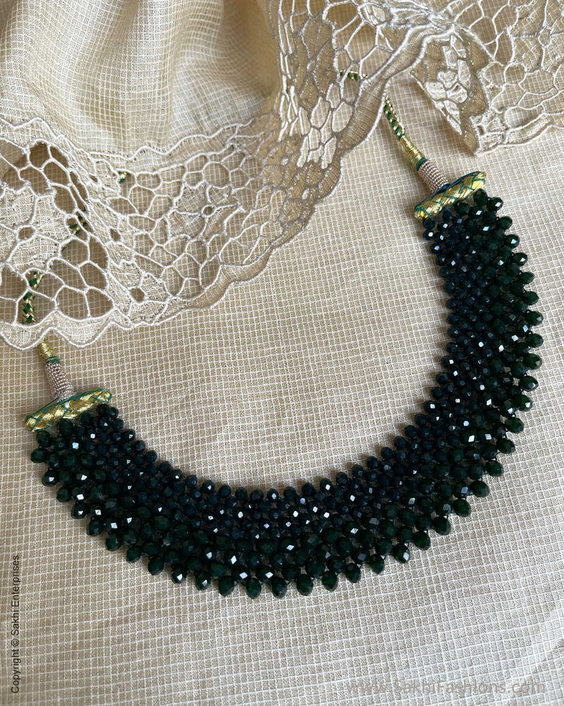 AJDS-52823 Green Bead Mala
