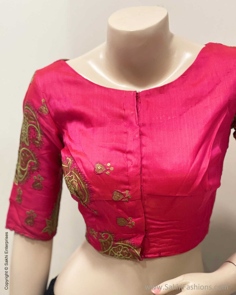 BL-V23391 Pink Kanchi Blouse