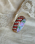 AJ-V19136 Coral Kundan Bangle