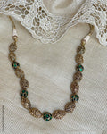 AJ-V19094 Green Gold Mala