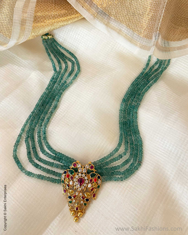 AS-V233162 Emerlad Bead string