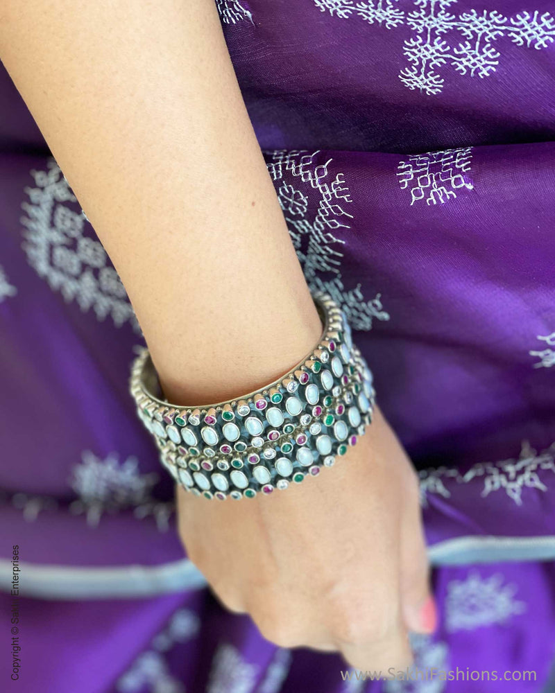 EE-V19850 Kasuti Purple Kanchi